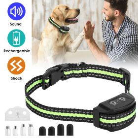 Anti-Bark Dog Collar IP67 Waterproof Beep Electric Shock Rechargeable Anti-Bark Dog Collar IP67 Waterproof Beep Electric Shock Rechargeable